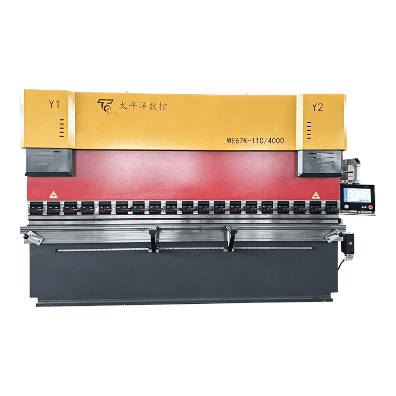 WE67K siri elektro-hidraulik servo CNC mesin lentur logam lembaran hidraulik